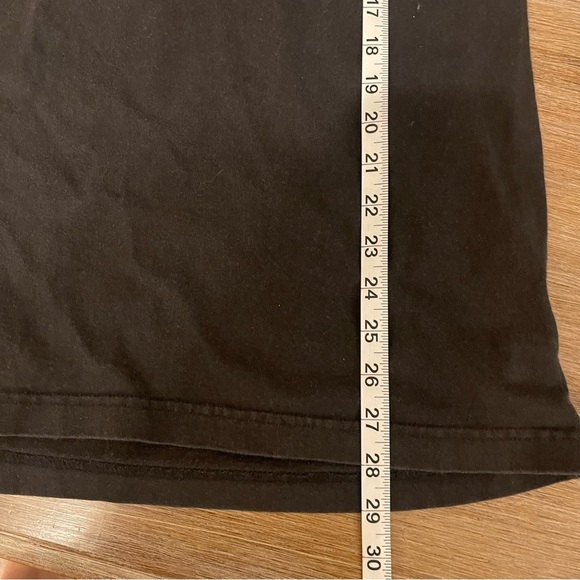 Carhartt Men's T Shirt Size Medium 100% Cotton Black Long Spell Out Sleeve Loose - Picture 7 of 7